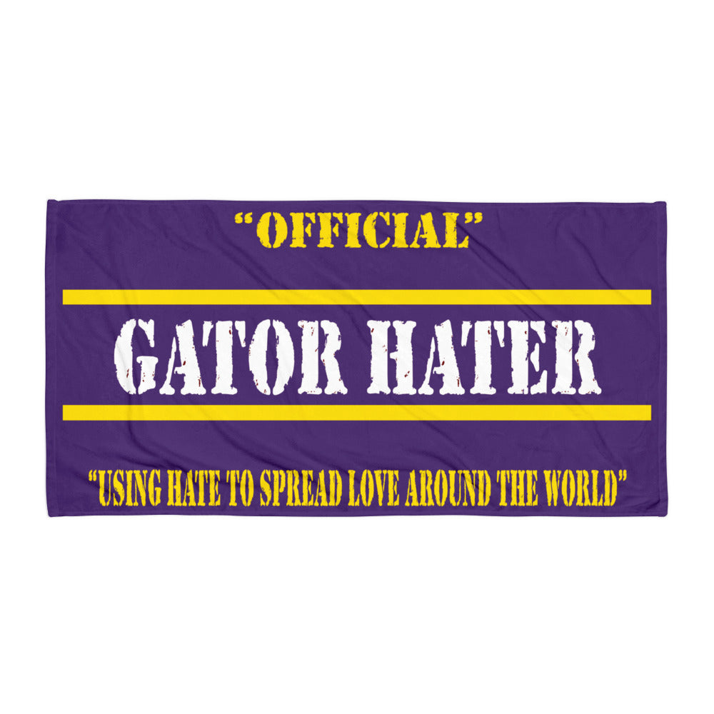 "Official" Gator Hater Towels