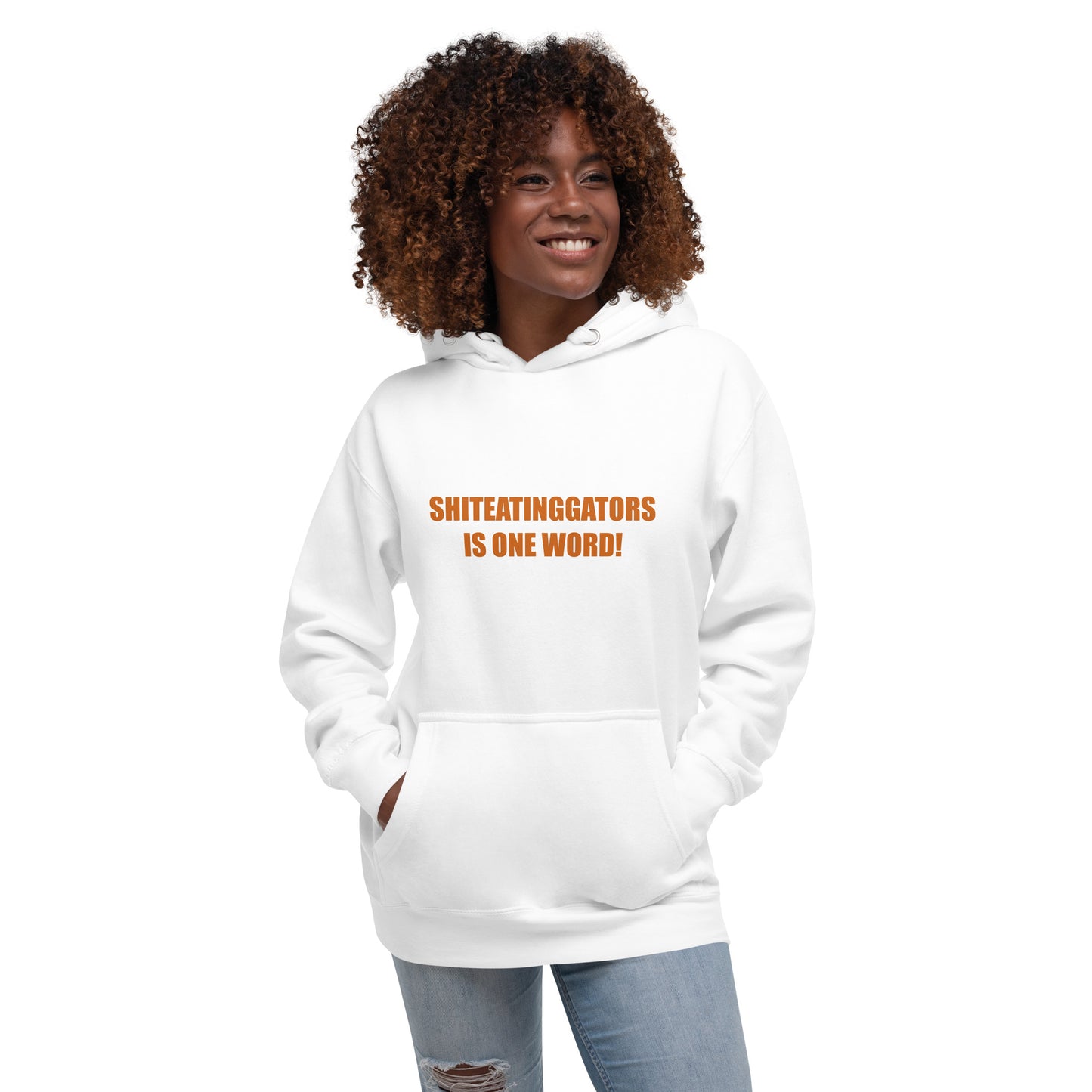 Shiteatinggators Orange Logo Unisex Hoodie