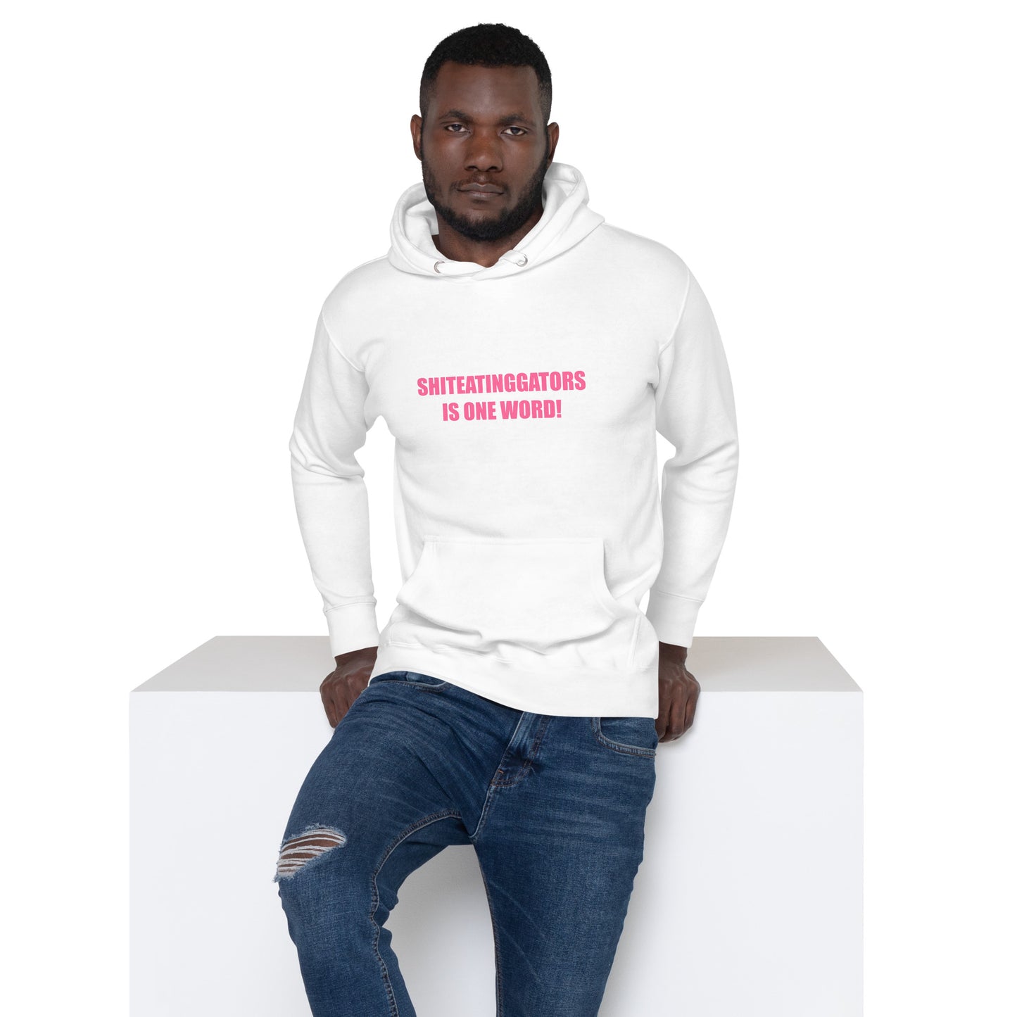 Shiteatinggators Pink Logo Unisex Hoodie
