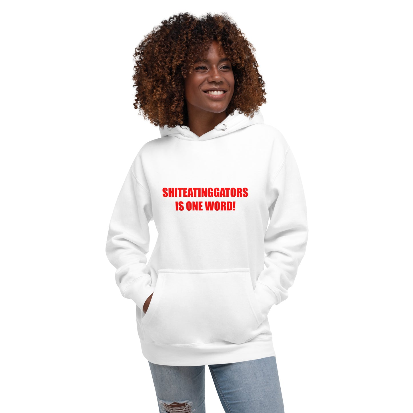 Shiteatinggators Red Logo Unisex Hoodie