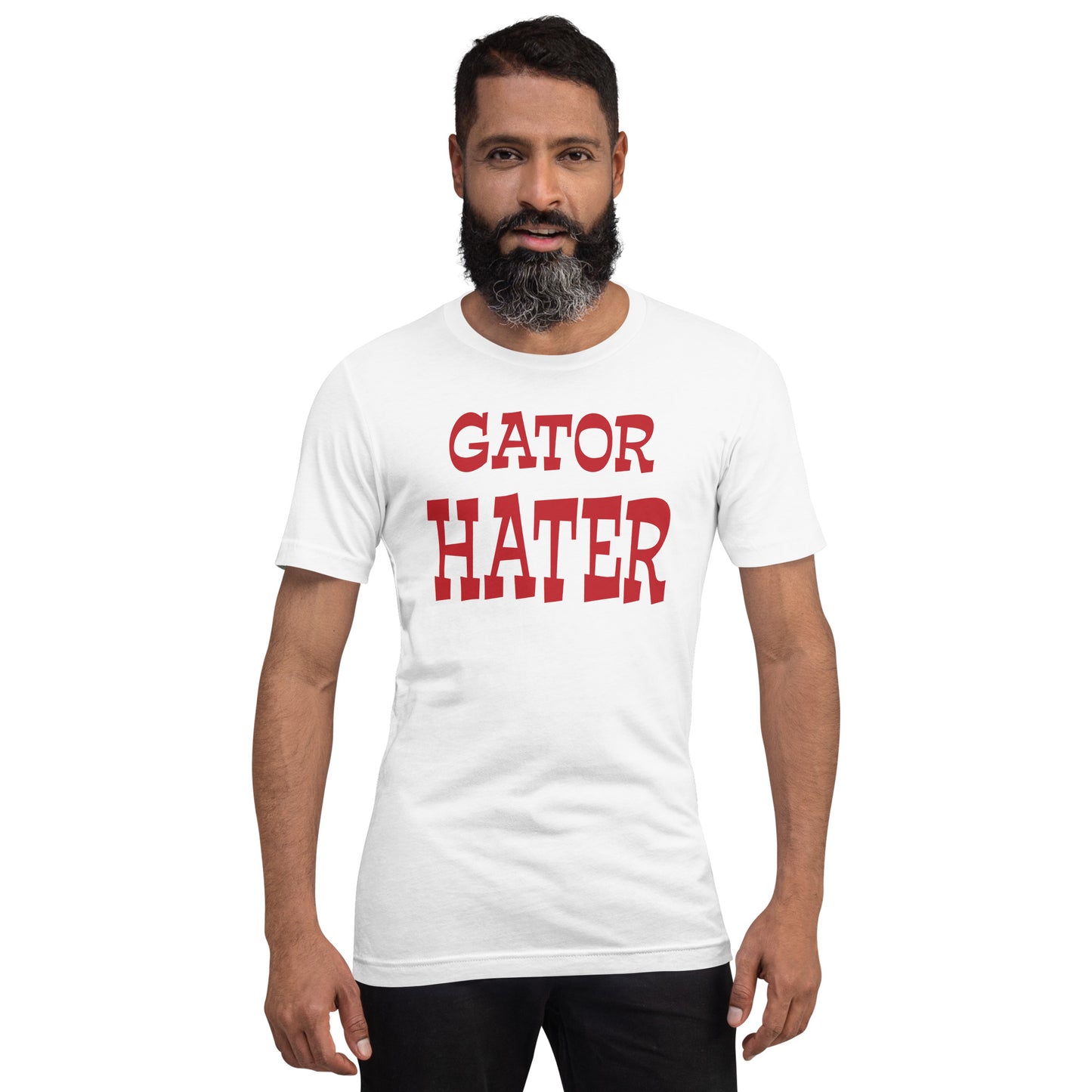 Gator Hater Red Logo Unisex t-shirt Plus Sizes