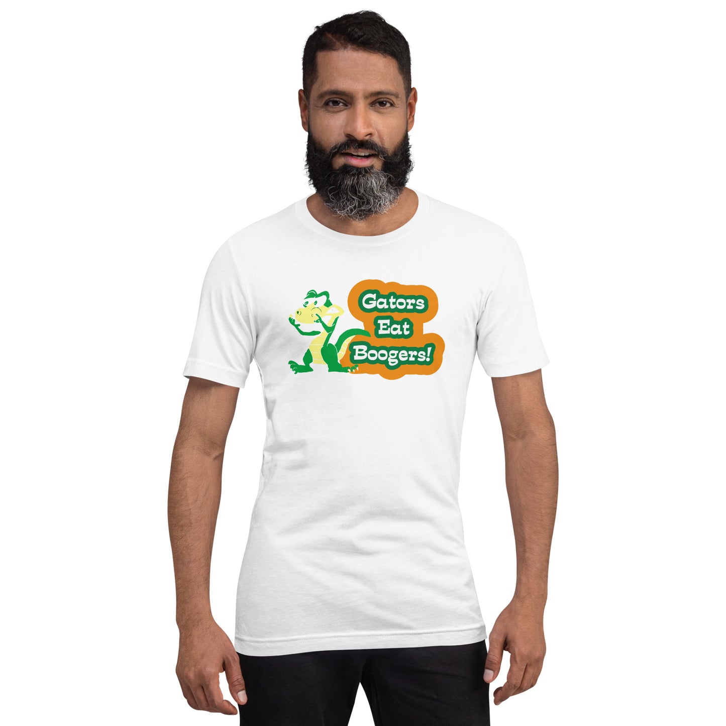 Gators Eat Boogers Green&Orange Logo Unisex t-shirt Plus Sizes