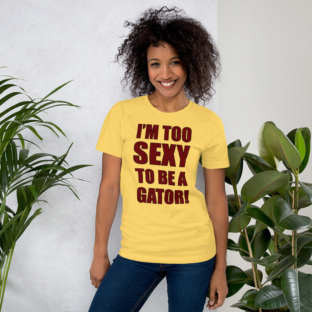 Too Sexy Maroon&Black Logo Unisex t-shirt S-XL