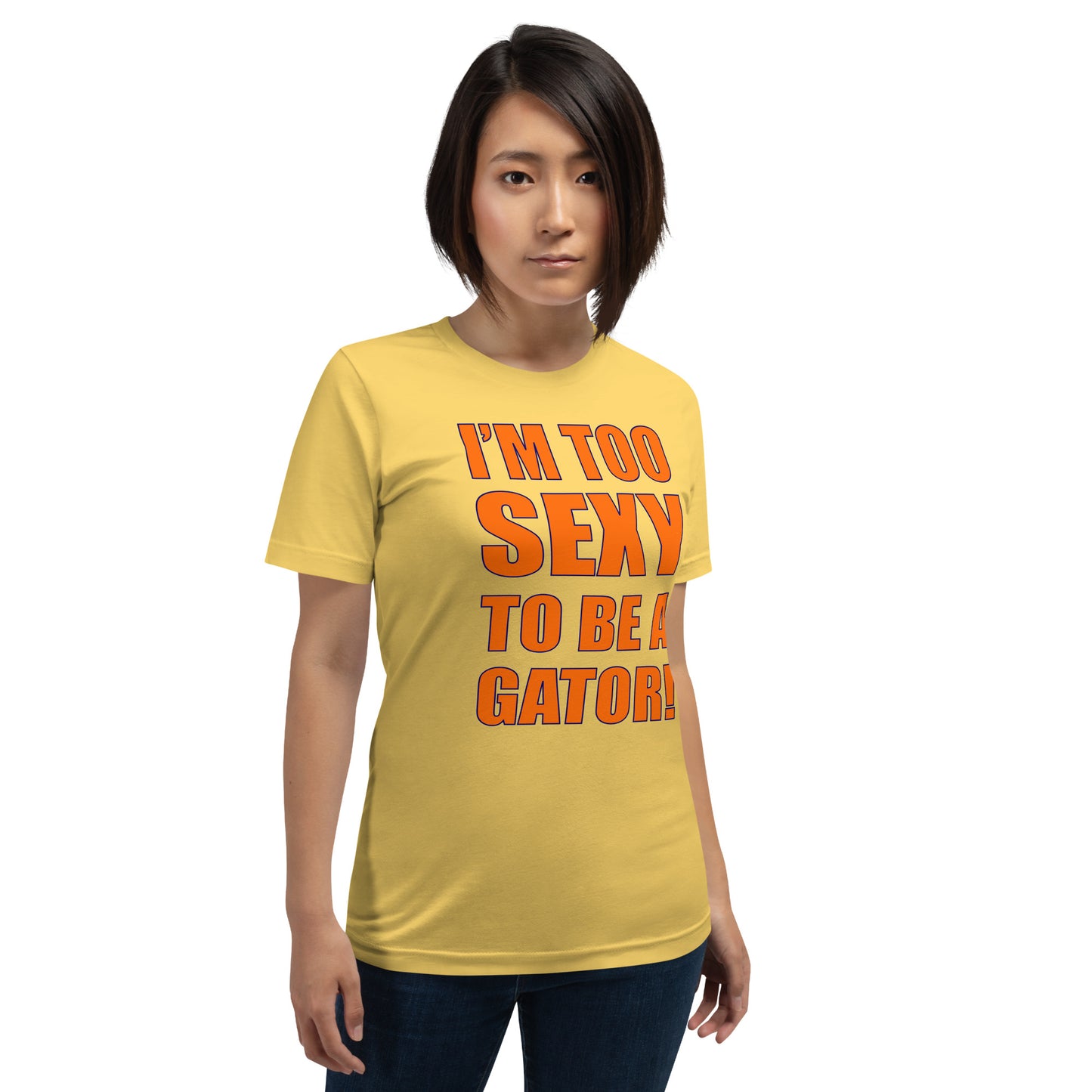 Too Sexy Orange&Navy Logo Unisex t-shirt S-XL