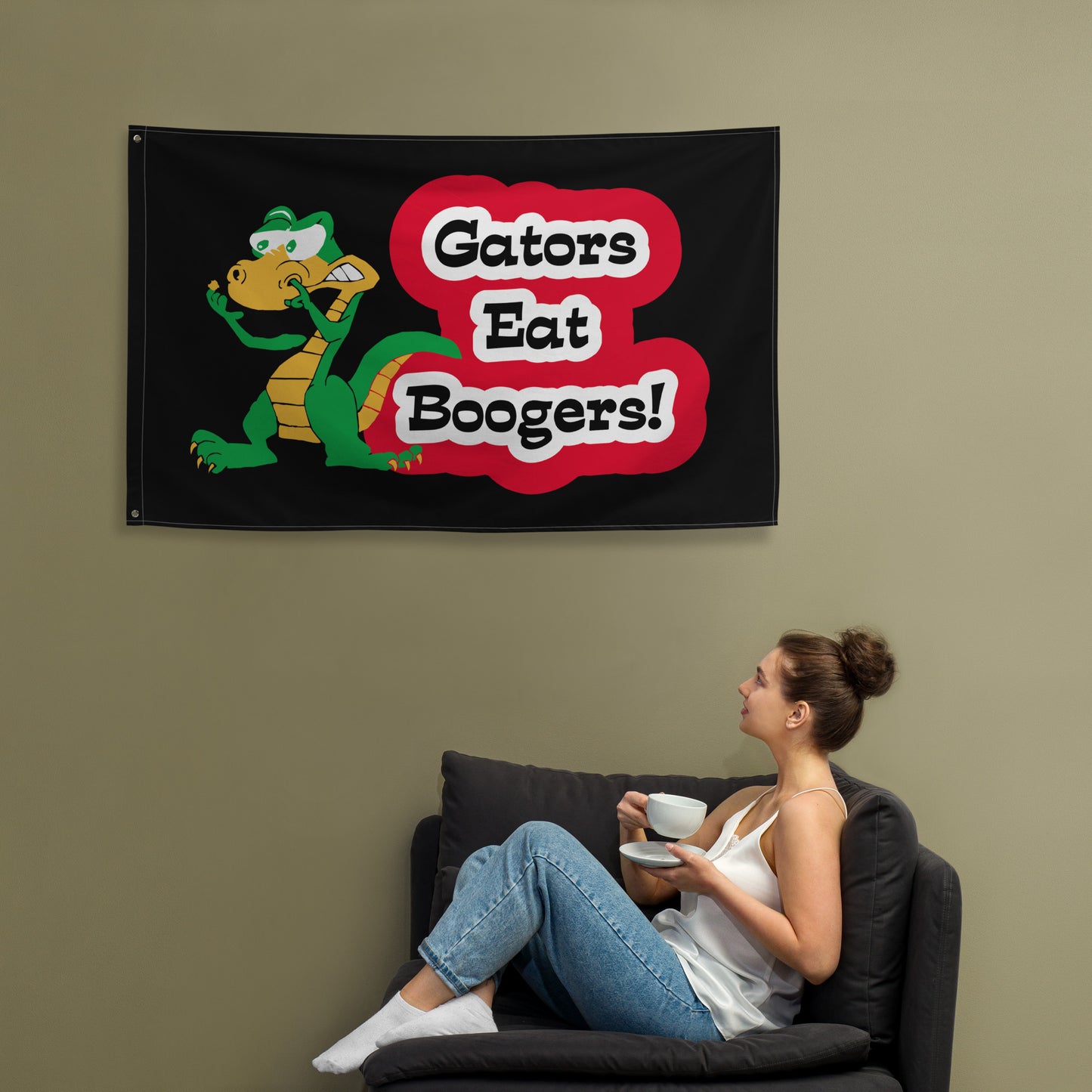 Gators Eat Boogers Flags