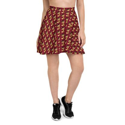 BettyNole Garnet Skater Skirt
