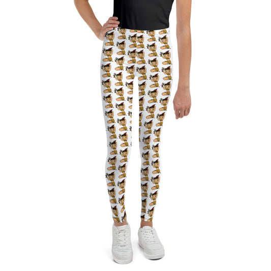 BettyNole White Youth Leggings