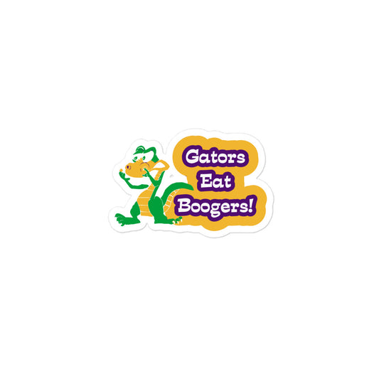 Gators Eat Boogers sticker