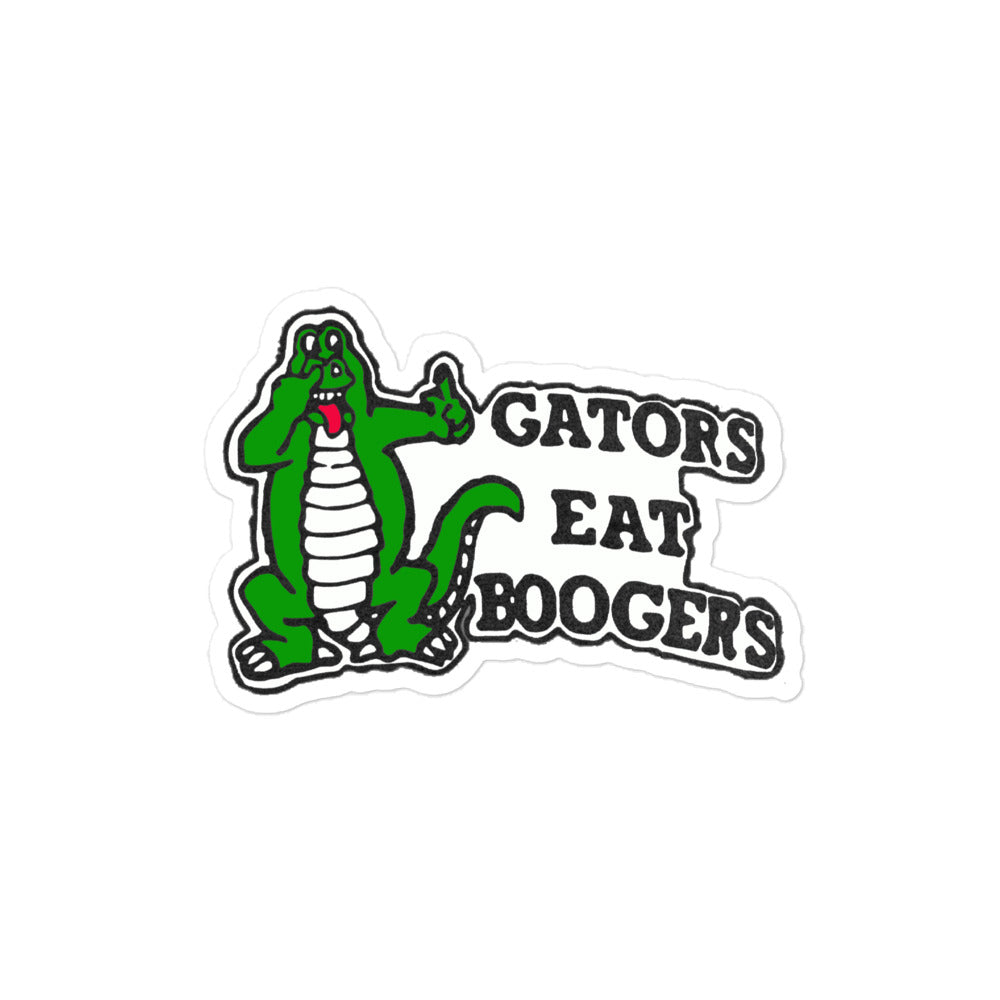 Gators Eat Boogers Classic sticker