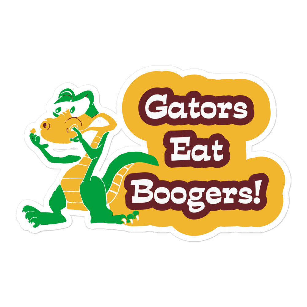 Gators Eat Boogers sticker