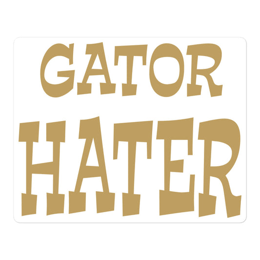 "Official" Gator Hater sticker