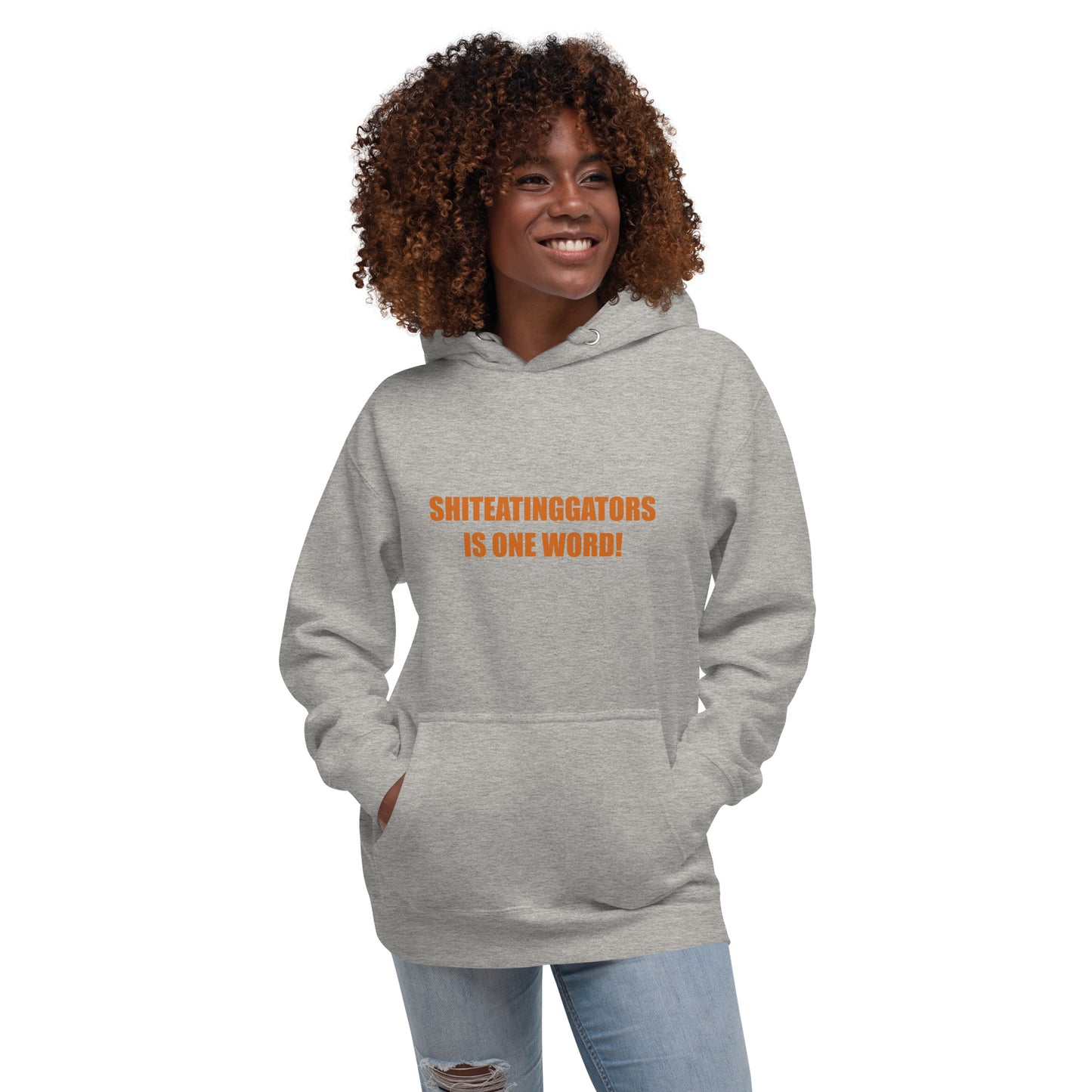 Shiteatinggators Orange Logo Unisex Hoodie