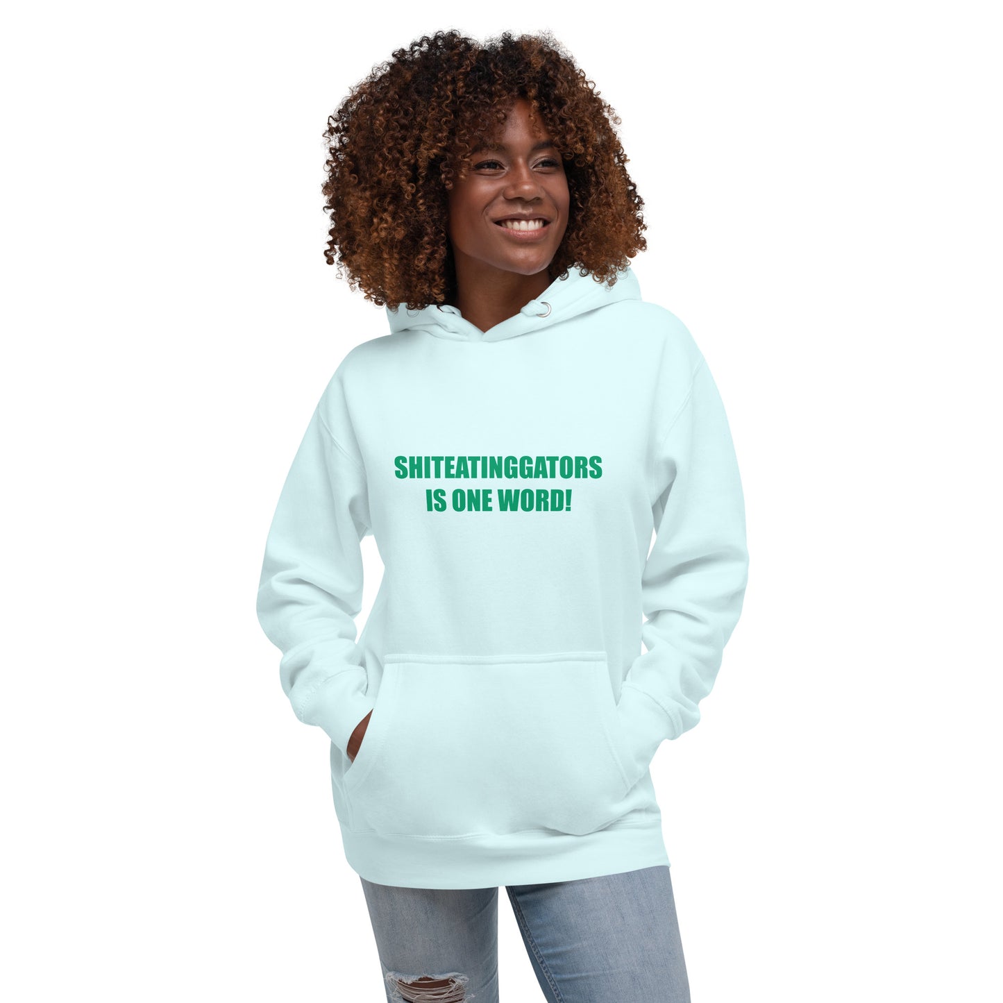 Shiteatinggators Green Logo Unisex Hoodie