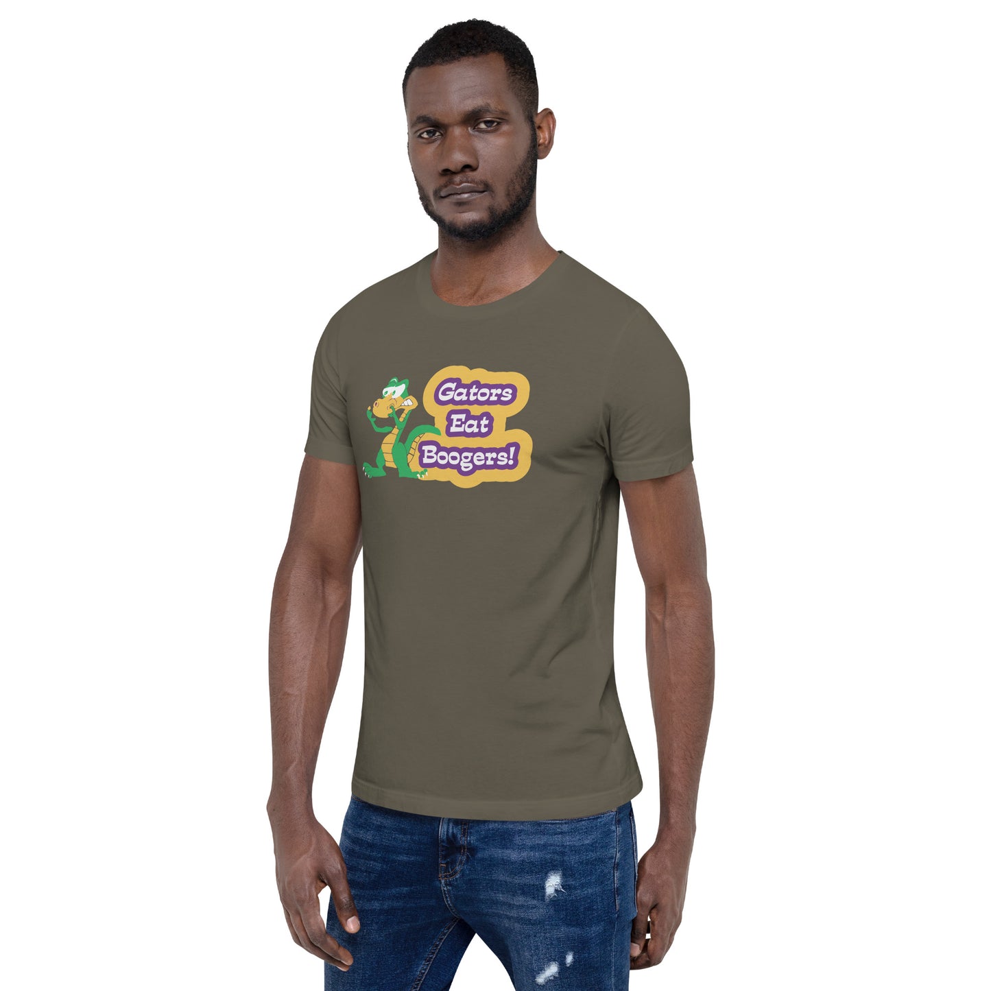Gators Eat Boogers Purple Logo Unisex t-shirt Plus Sizes