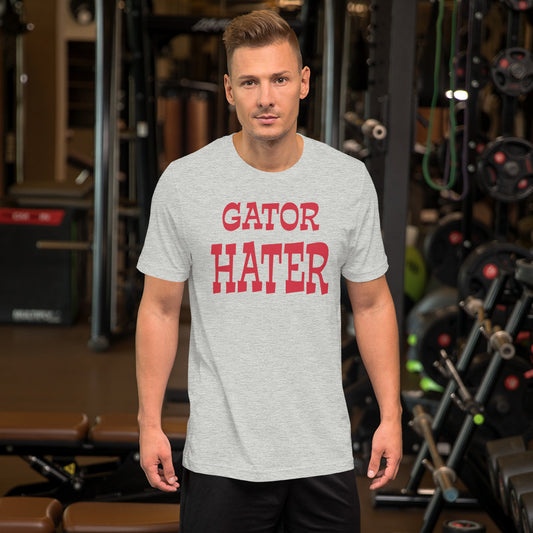 Gator Hater Scarlet Logo Unisex t-shirt Plus Sizes
