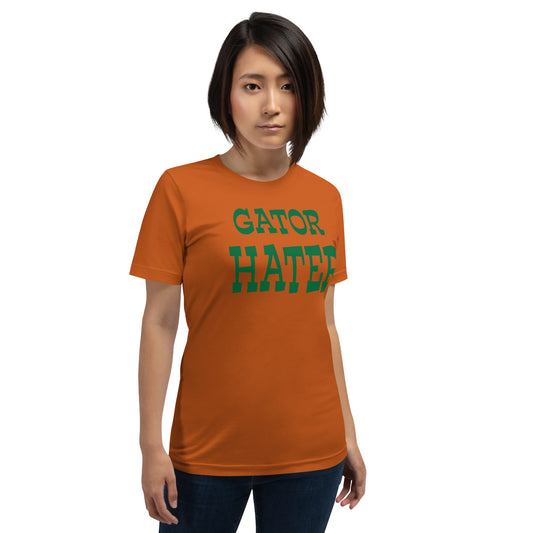 Gator Hater ForestGreen Logo Unisex t-shirt S-XL