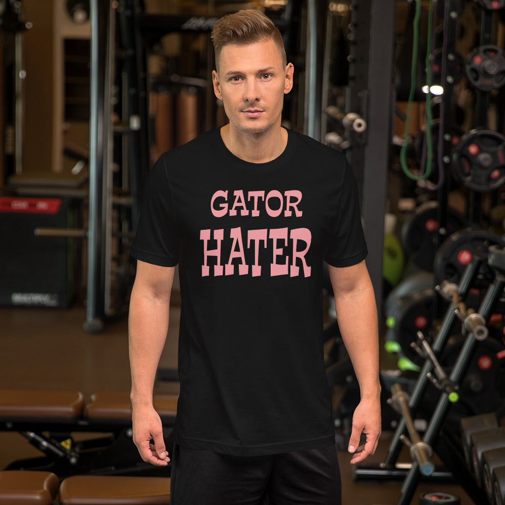 Gator Hater Pink Logo Unisex t-shirt Plus Sizes