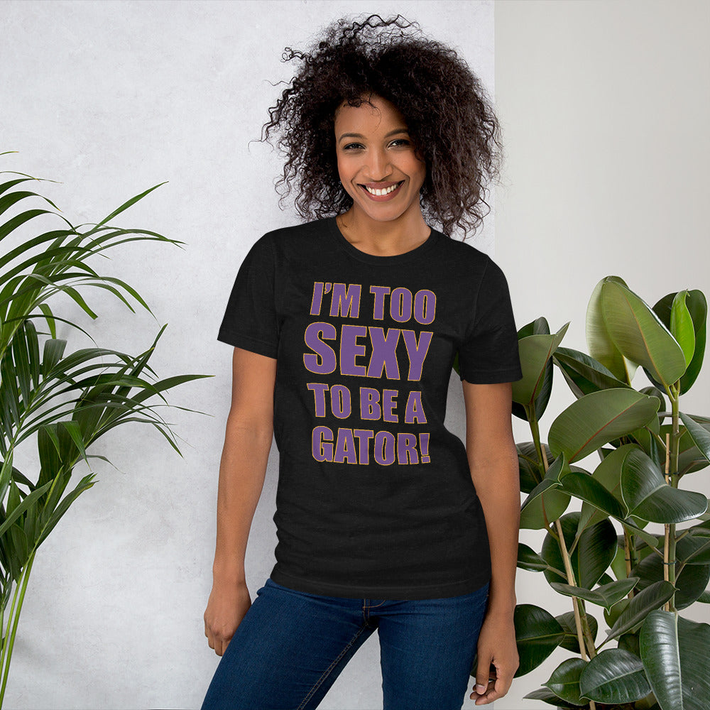Too Sexy Purple&Gold Logo Unisex t-shirt S-XL