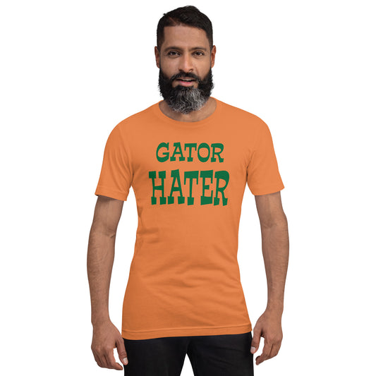 Gator Hater ForestGreen Logo Unisex t-shirt Plus Sizes