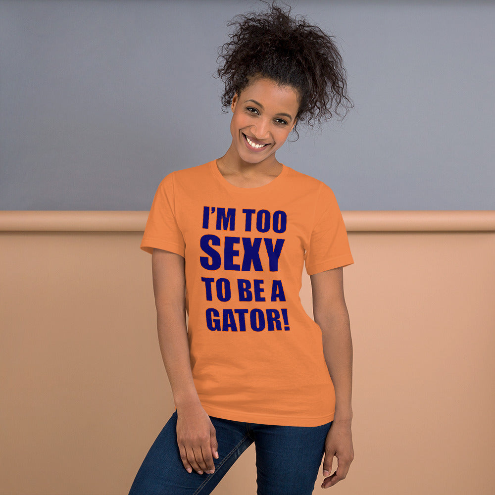 Too Sexy Navy&Orange Logo Unisex t-shirt S-XL