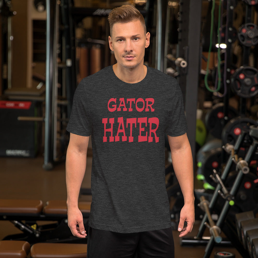 Gator Hater Scarlet Logo Unisex t-shirt Plus Sizes