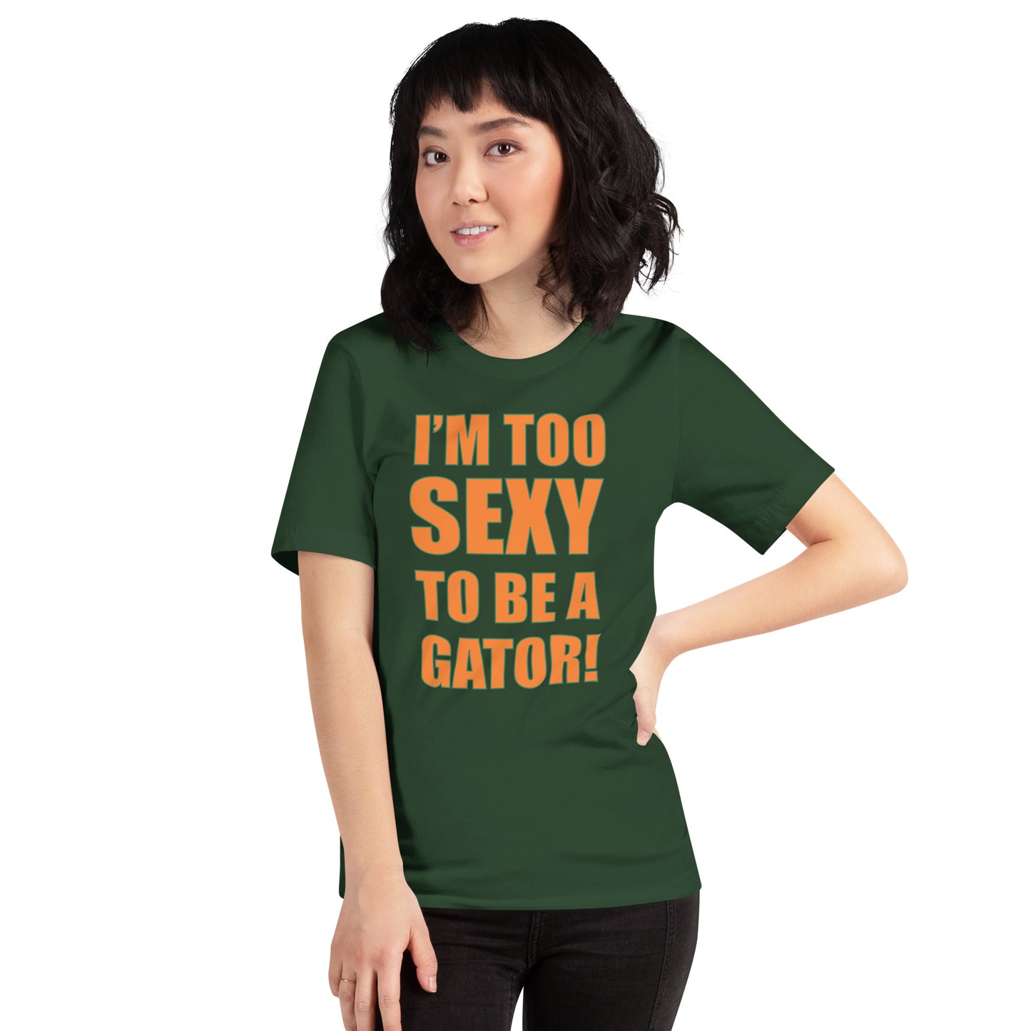 Too Sexy Orange&Green Logo Unisex t-shirt S-XL