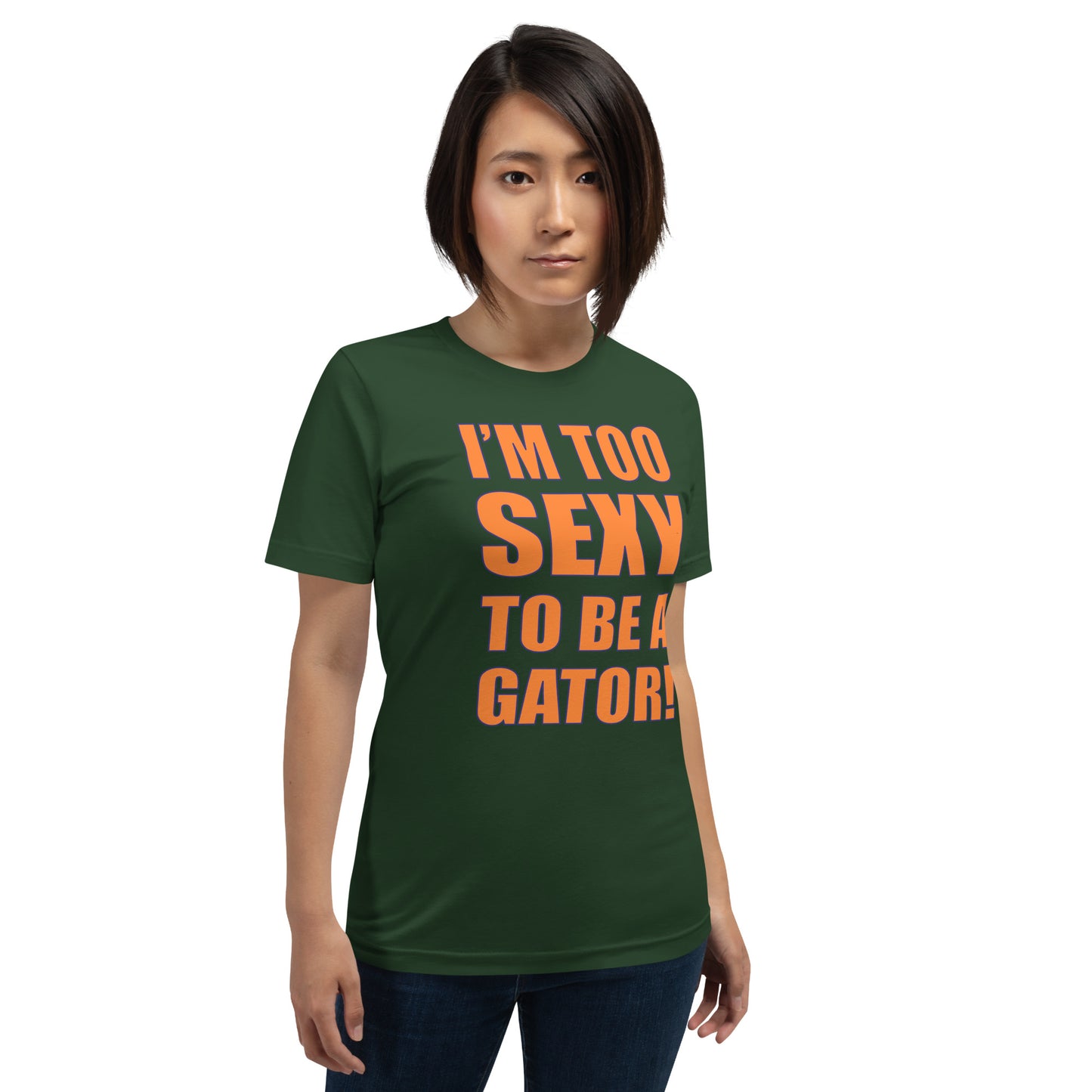 Too Sexy Orange&Navy Logo Unisex t-shirt S-XL