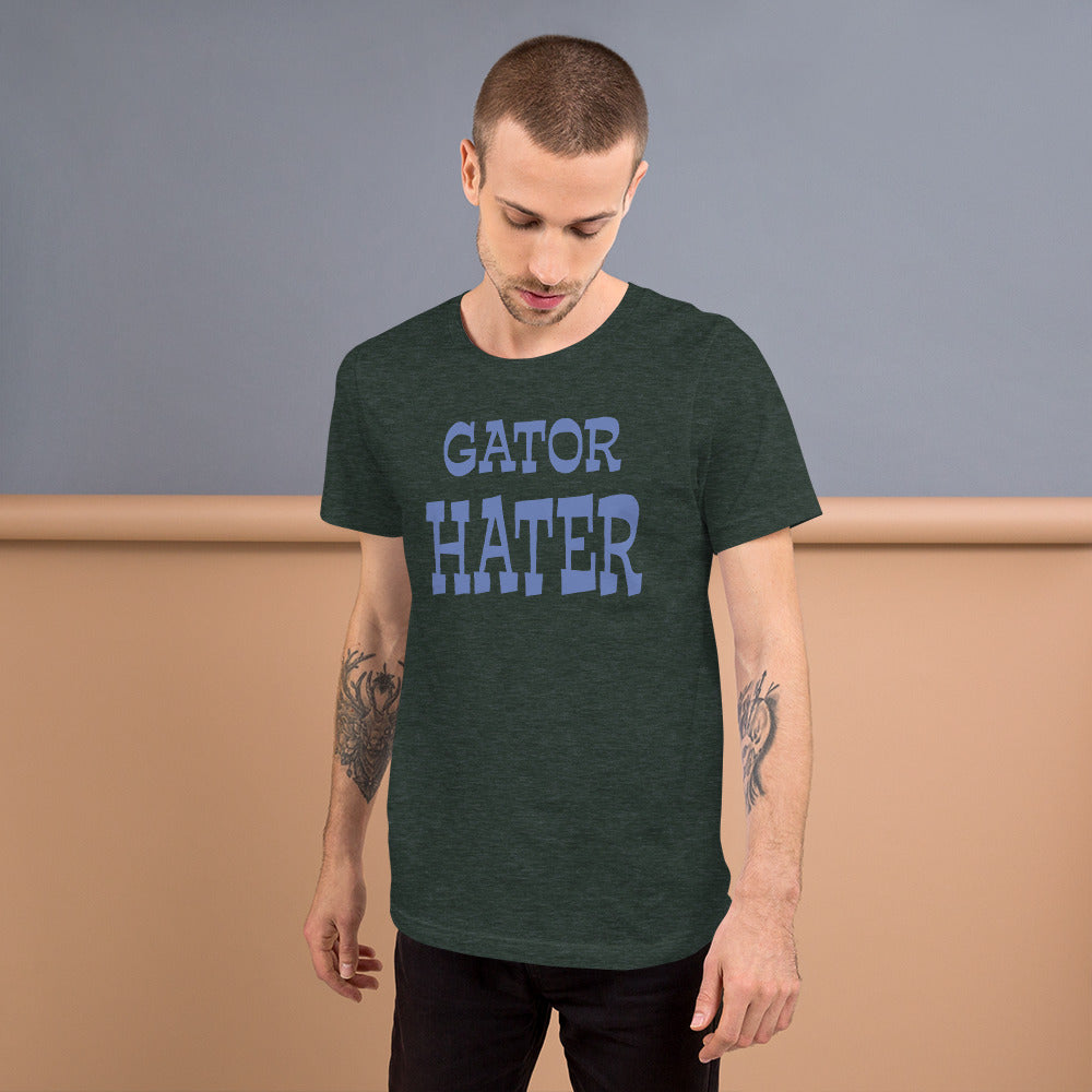 Gator Hater LightBlue Logo Unisex t-shirt Plus Sizes