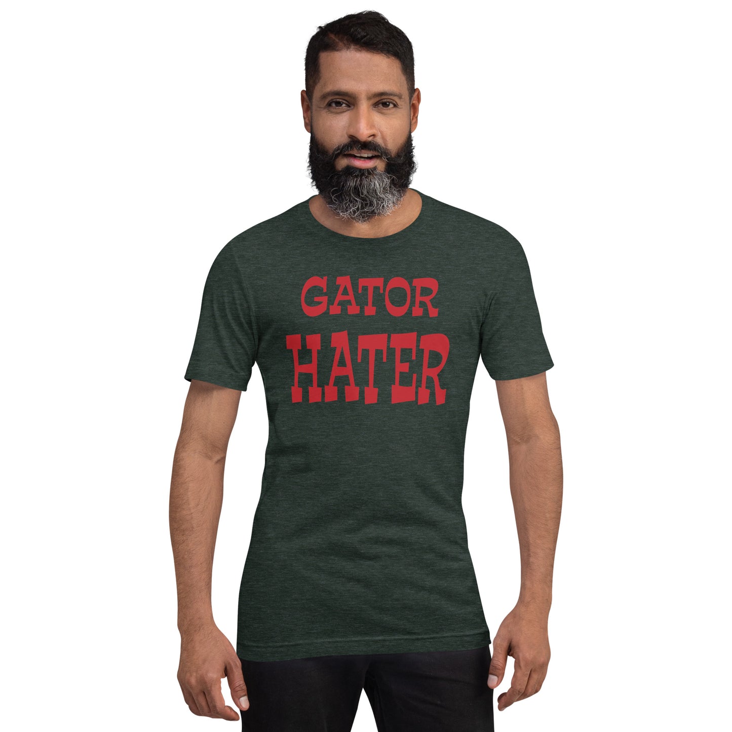 Gator Hater Red Logo Unisex t-shirt Plus Sizes
