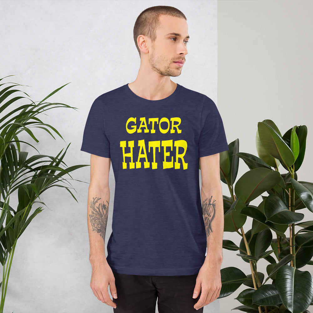 Gator Hater Maize Logo Unisex t-shirt Plus Sizes