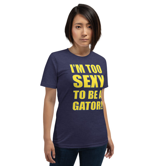 Too Sexy Maize&Blue Logo Unisex t-shirt S-XL