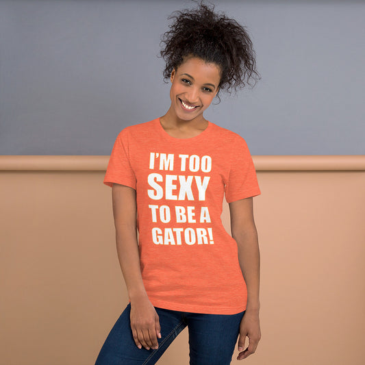 Too Sexy White&TennesseeOrange Logo Unisex t-shirt S-XL