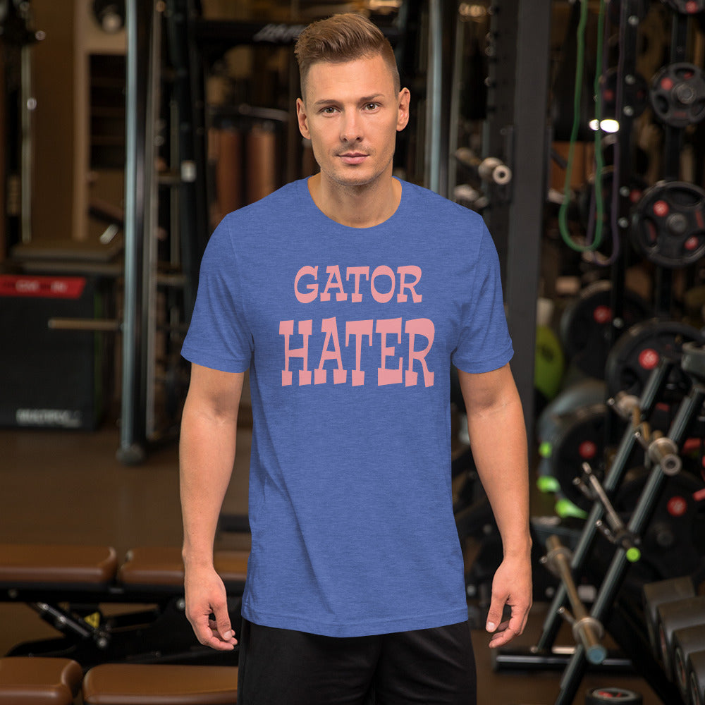 Gator Hater Pink Logo Unisex t-shirt Plus Sizes