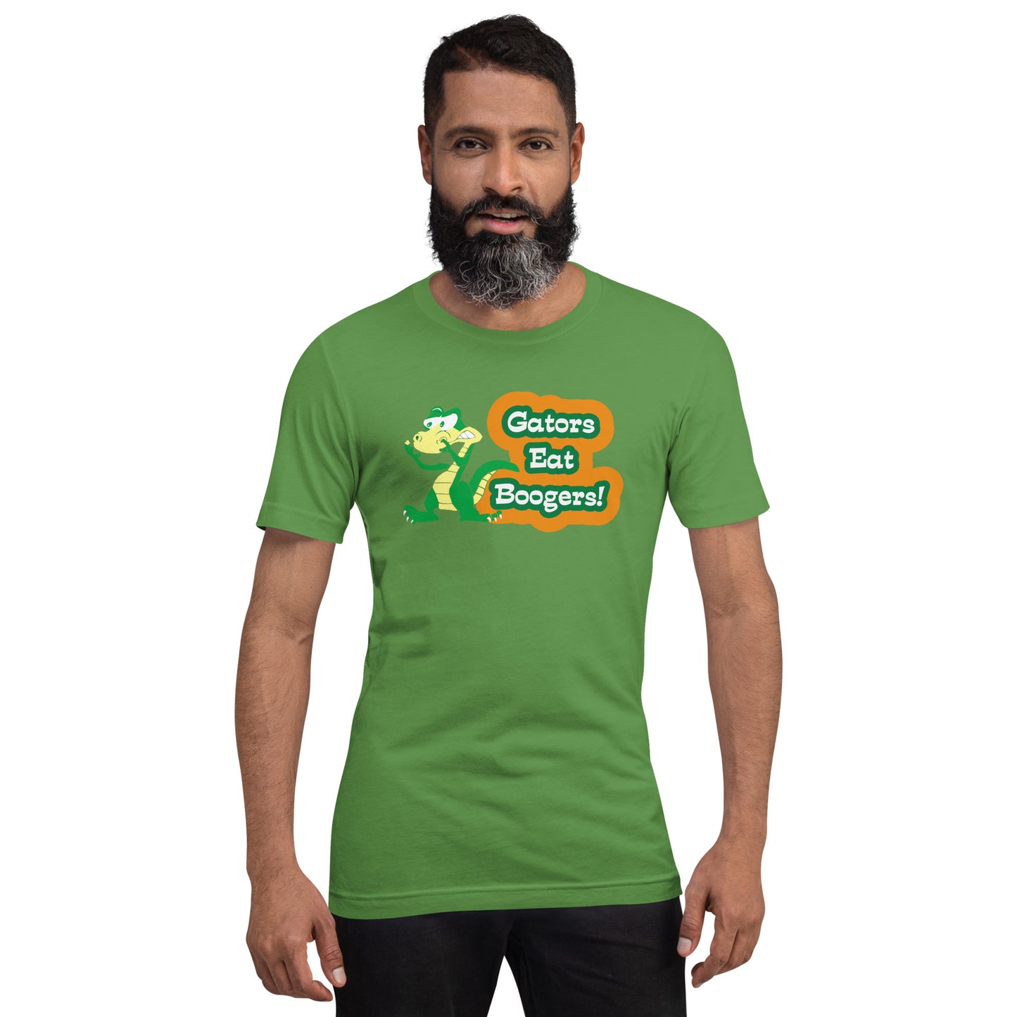 Gators Eat Boogers Green&Orange Logo Unisex t-shirt Plus Sizes