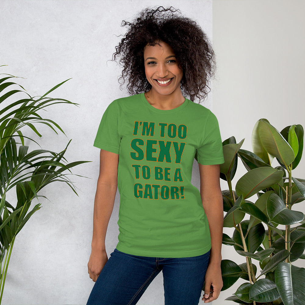 Too Sexy Green&Orange Logo Unisex t-shirt S-XL