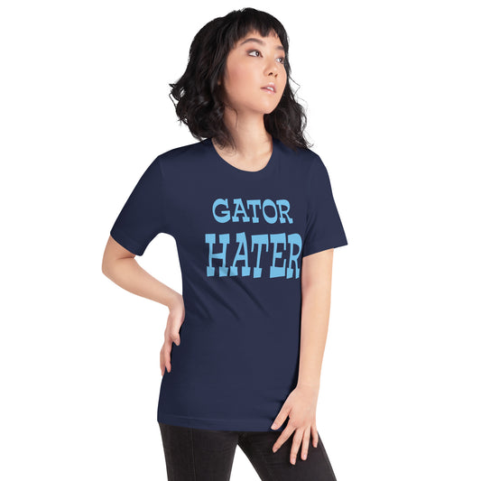 Gator Hater CarolinaBlue Logo Unisex t-shirt S-XL