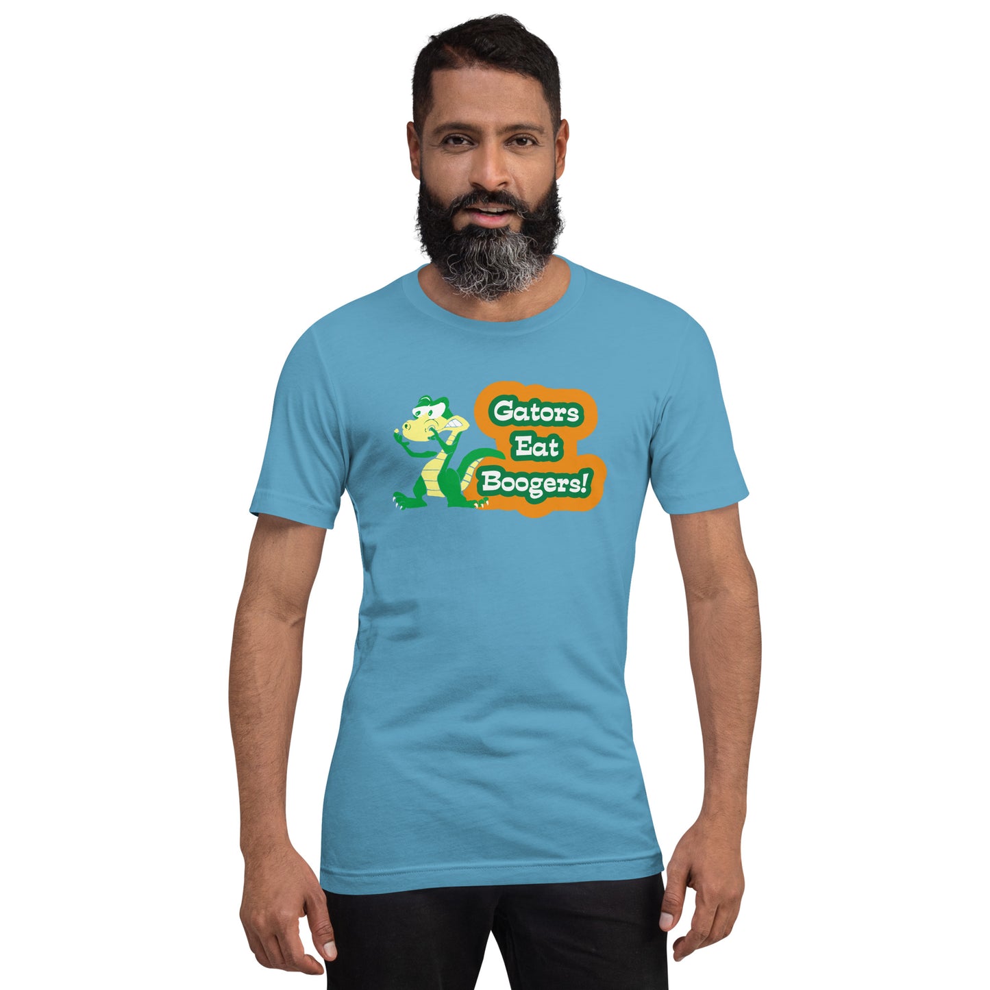Gators Eat Boogers Green&Orange Logo Unisex t-shirt Plus Sizes