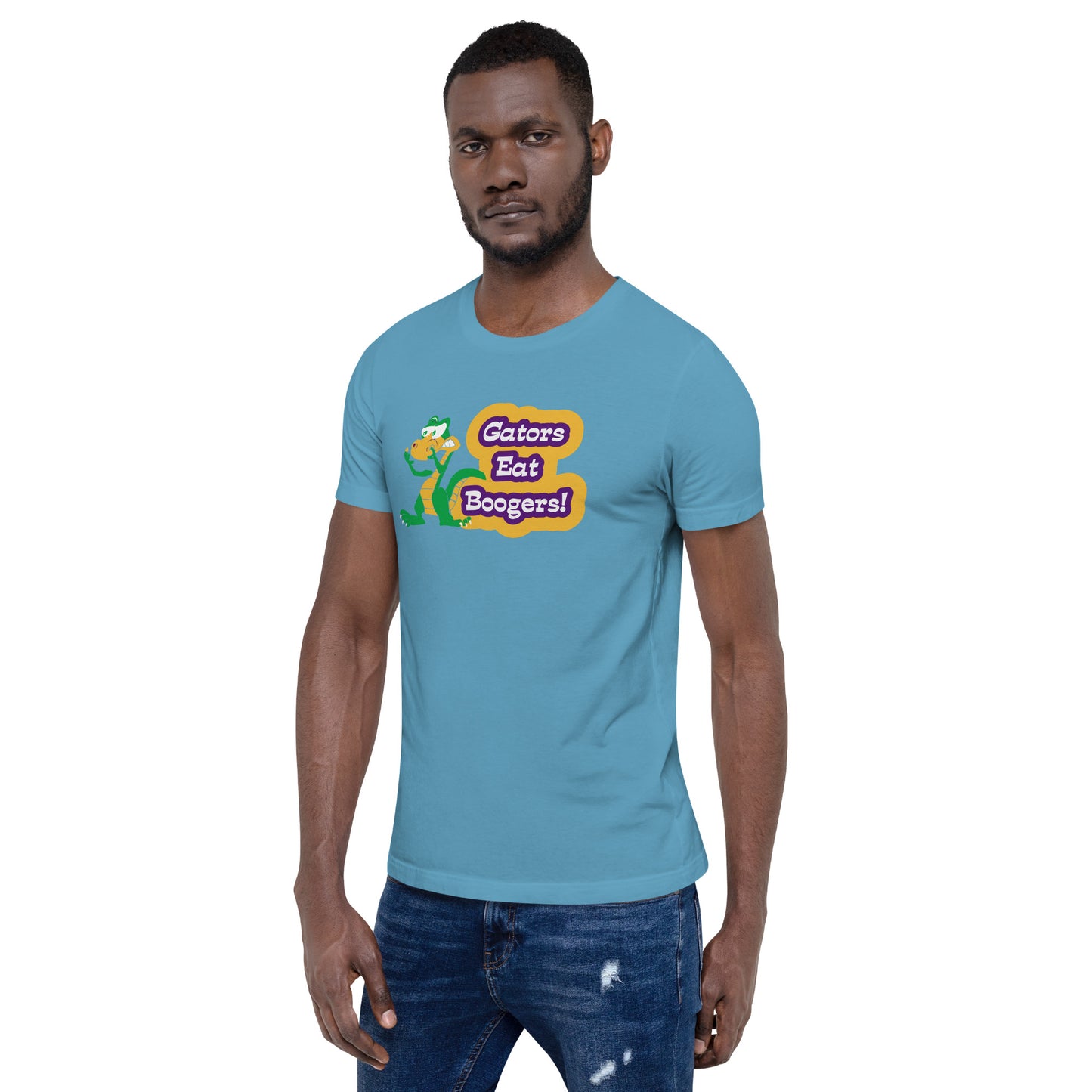 Gators Eat Boogers Purple Logo Unisex t-shirt Plus Sizes