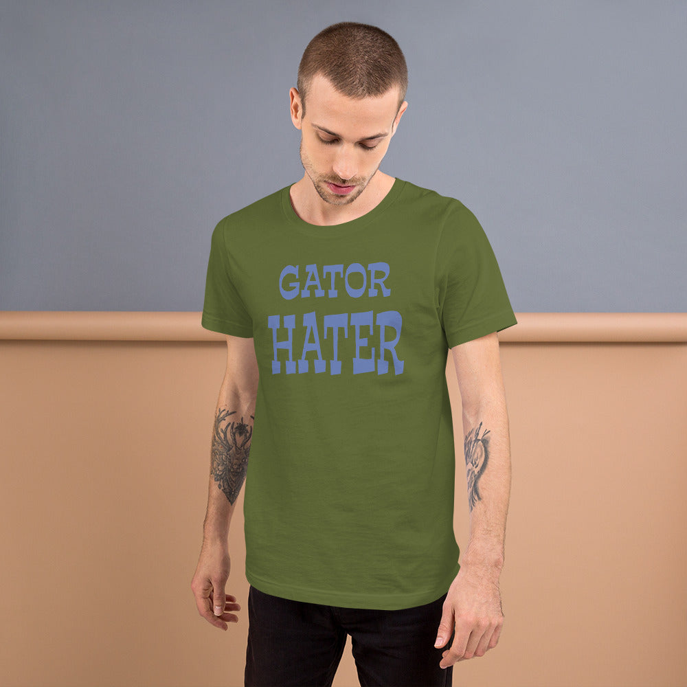 Gator Hater LightBlue Logo Unisex t-shirt Plus Sizes