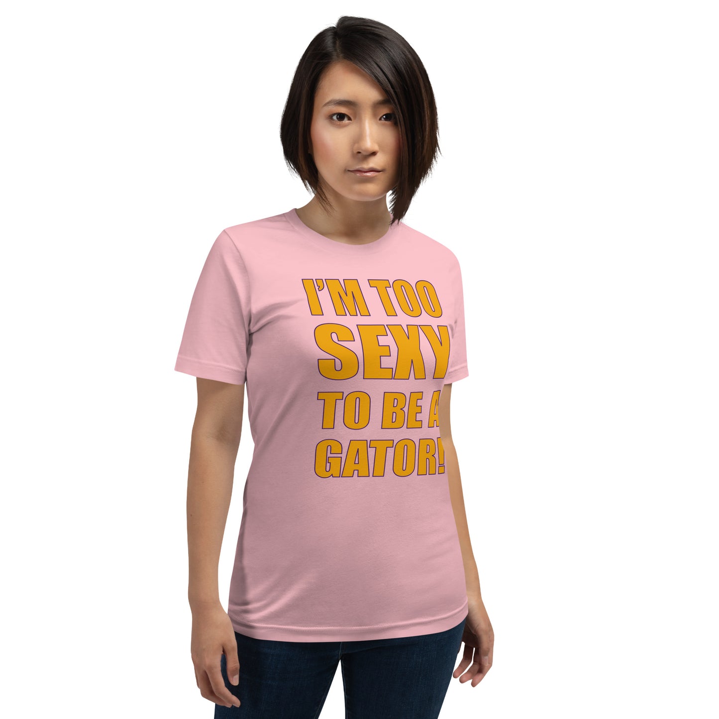 Too Sexy Gold&Purple Logo Unisex t-shirt S-XL