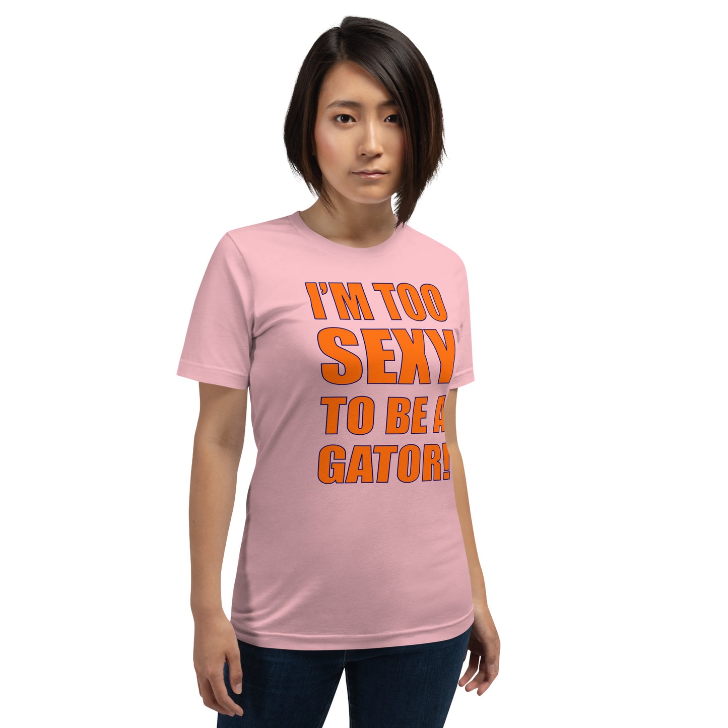 Too Sexy Orange&Navy Logo Unisex t-shirt S-XL
