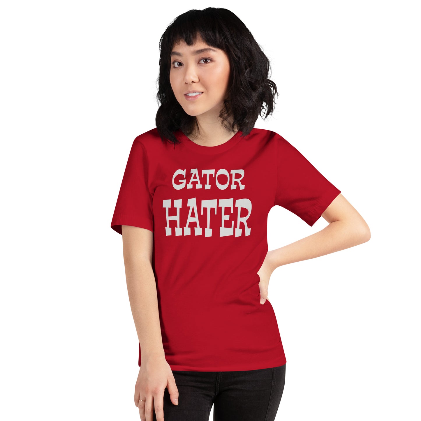 Gator Hater Gray Logo Unisex t-shirt S-XL