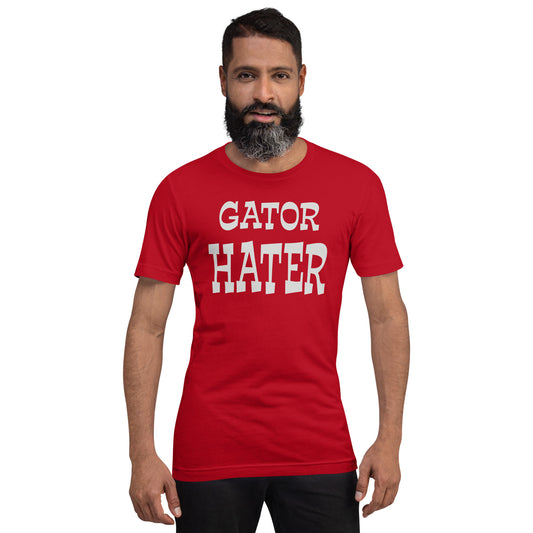 Gator Hater Gray Logo Unisex t-shirt Plus Sizes