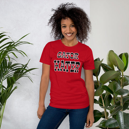 Gator Hater Black&White Logo Unisex t-shirt S-XL