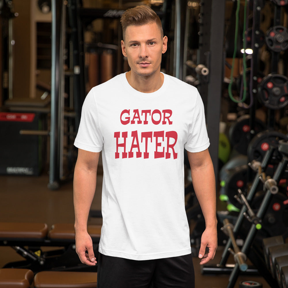 Gator Hater Scarlet Logo Unisex t-shirt Plus Sizes