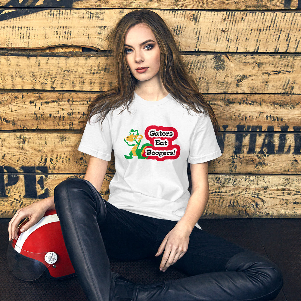 Gators Eat Boogers Black&Red Logo Unisex t-shirt S-XL