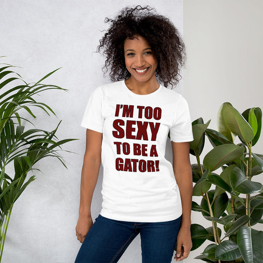 Too Sexy Maroon&Black Logo Unisex t-shirt S-XL