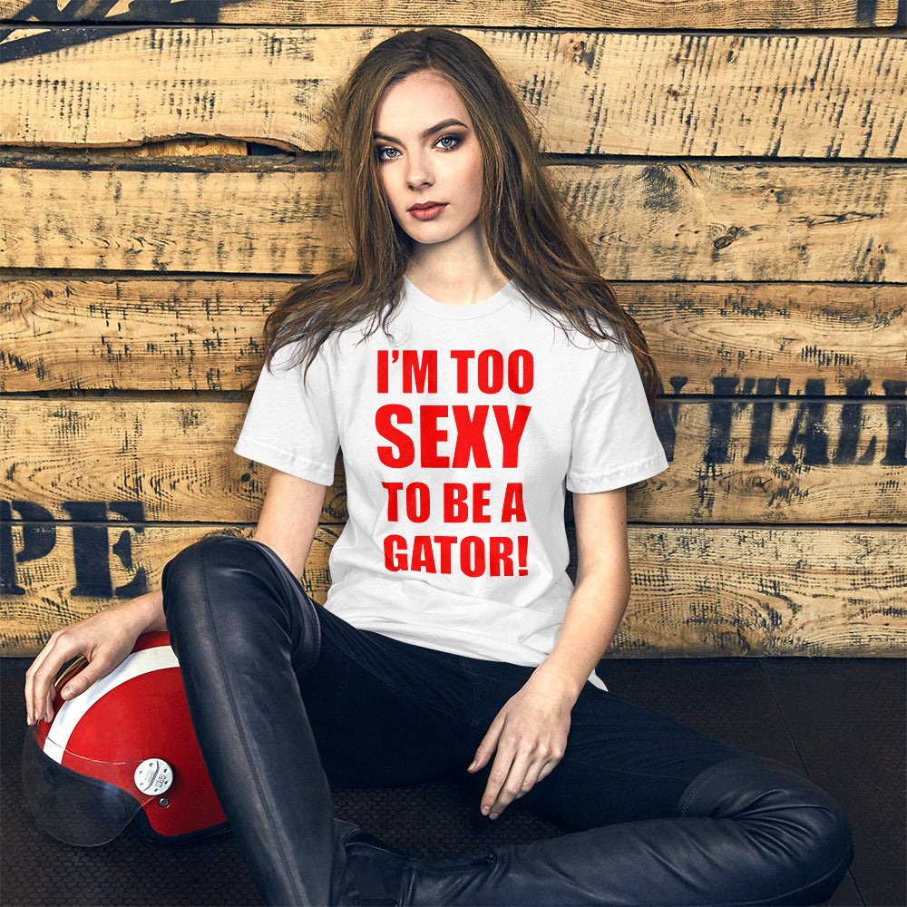 Too Sexy Red&White Logo Unisex t-shirt S-XL
